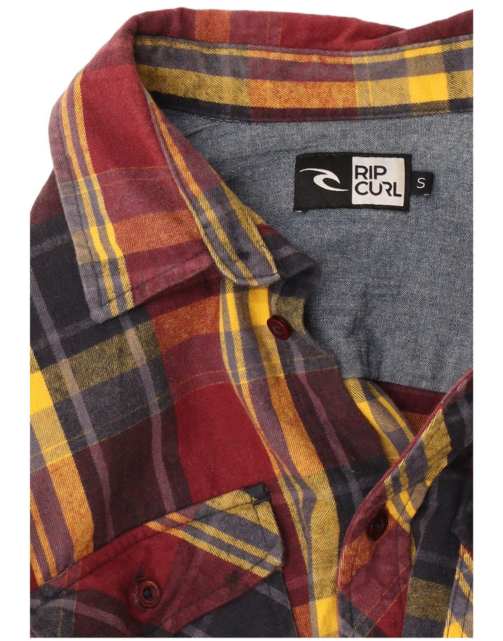Мужская фланелевая рубашка Rip Curl, маленькая красная клетка