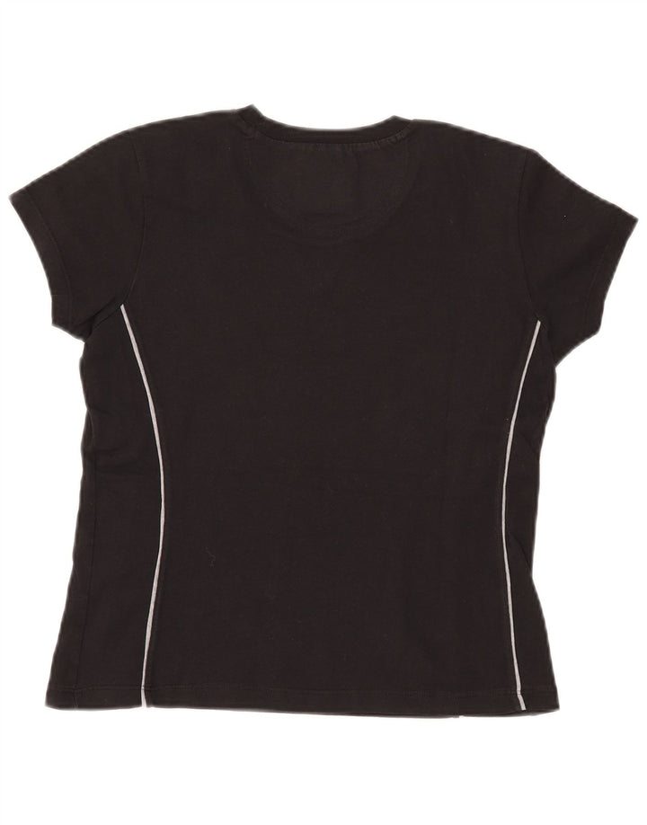 Женская укороченная футболка CHAMPION Heritage Classics UK 12, средний черный