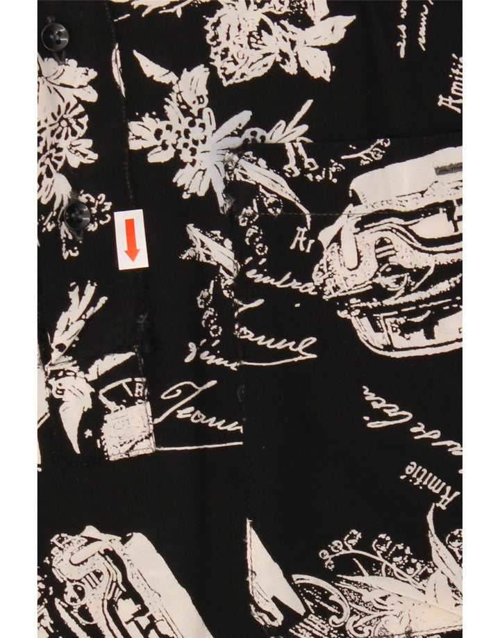 Мужской пуловер с рисунком VINTAGE, средний черный