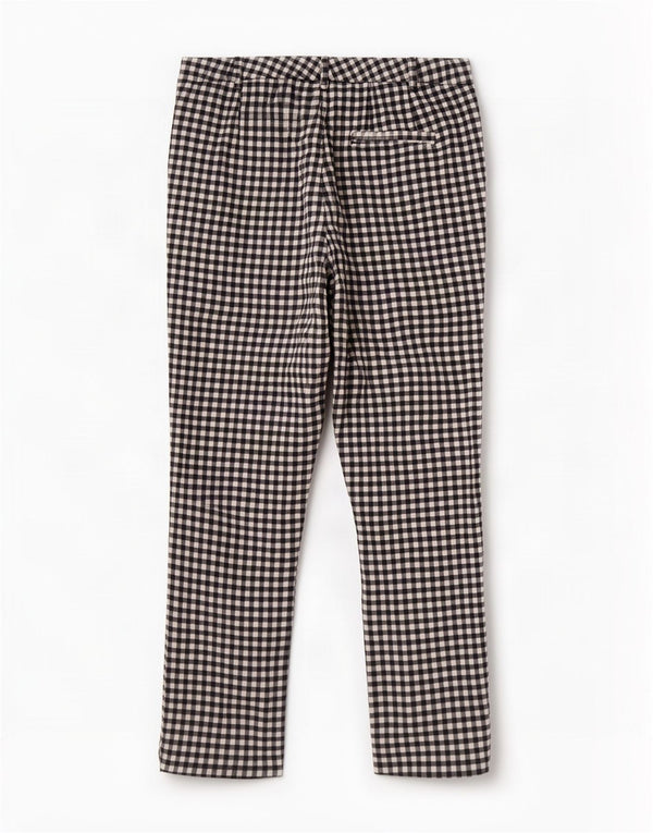 Женские укороченные брюки Marks & Spencer UK 16, большие W34 L24, черные в клетку