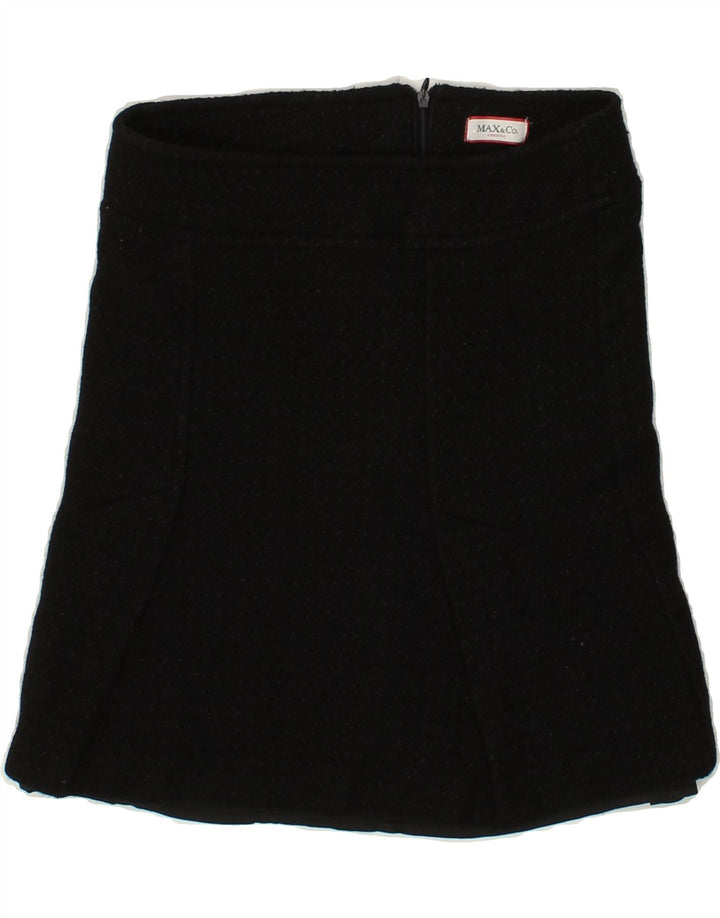 MAX & CO. Womens Mini Skirt W28 Medium  Black Vintage Max & Co. and Second-Hand Max & Co. from Messina Hembry 