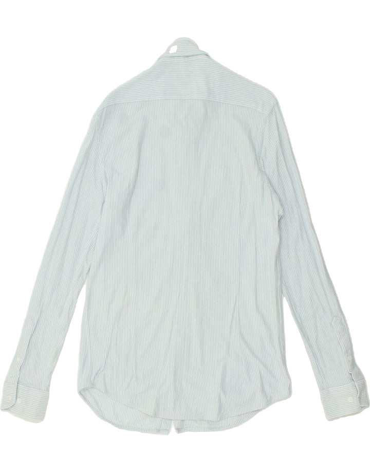 MASSIMO DUTTI Mens Shirt Large Blue Striped Vintage Massimo Dutti and Second-Hand Massimo Dutti from Messina Hembry 