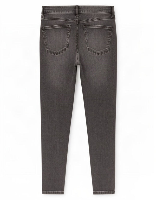 Женские укороченные джинсы Topshop Jamie W28 L24, серый хлопок