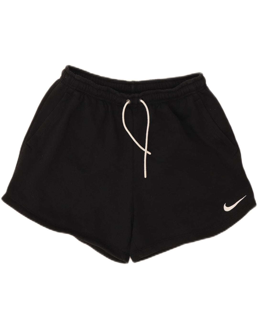 NIKE Womens Sport Shorts UK 12 Medium  Black Polyester Vintage Nike and Second-Hand Nike from Messina Hembry 
