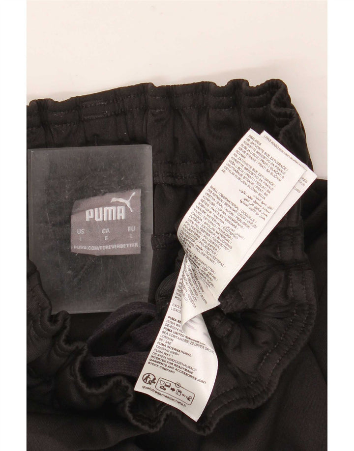 Мужские спортивные брюки Puma, большие черные из полиэстера