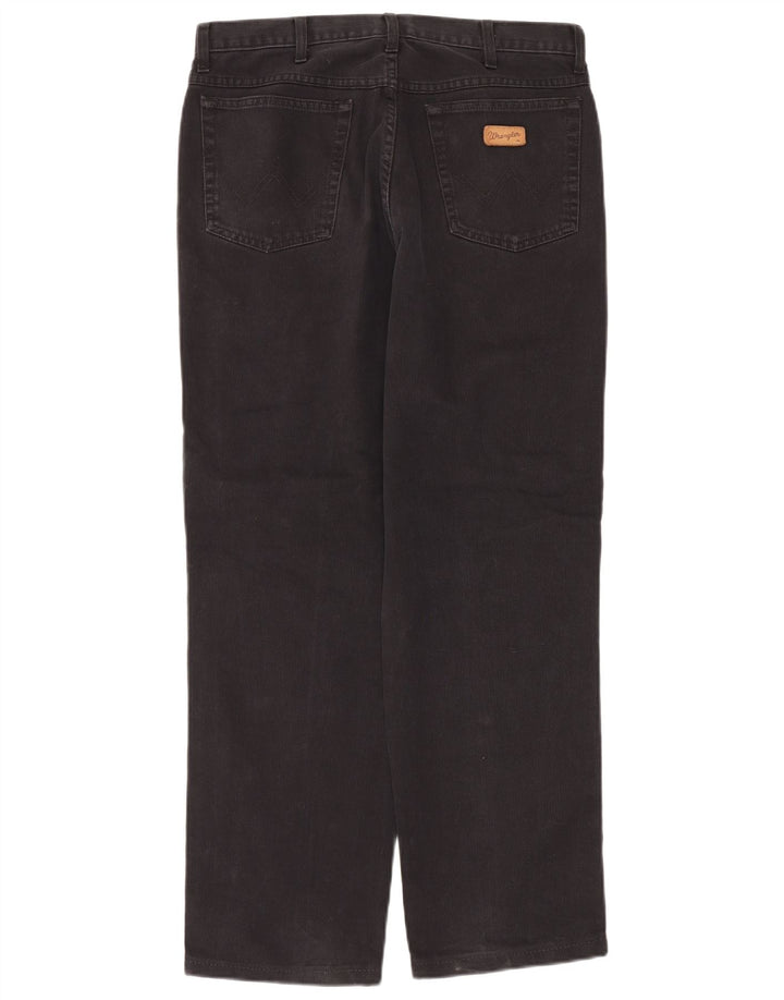 Мужские прямые повседневные брюки Wrangler W32 L30 черные