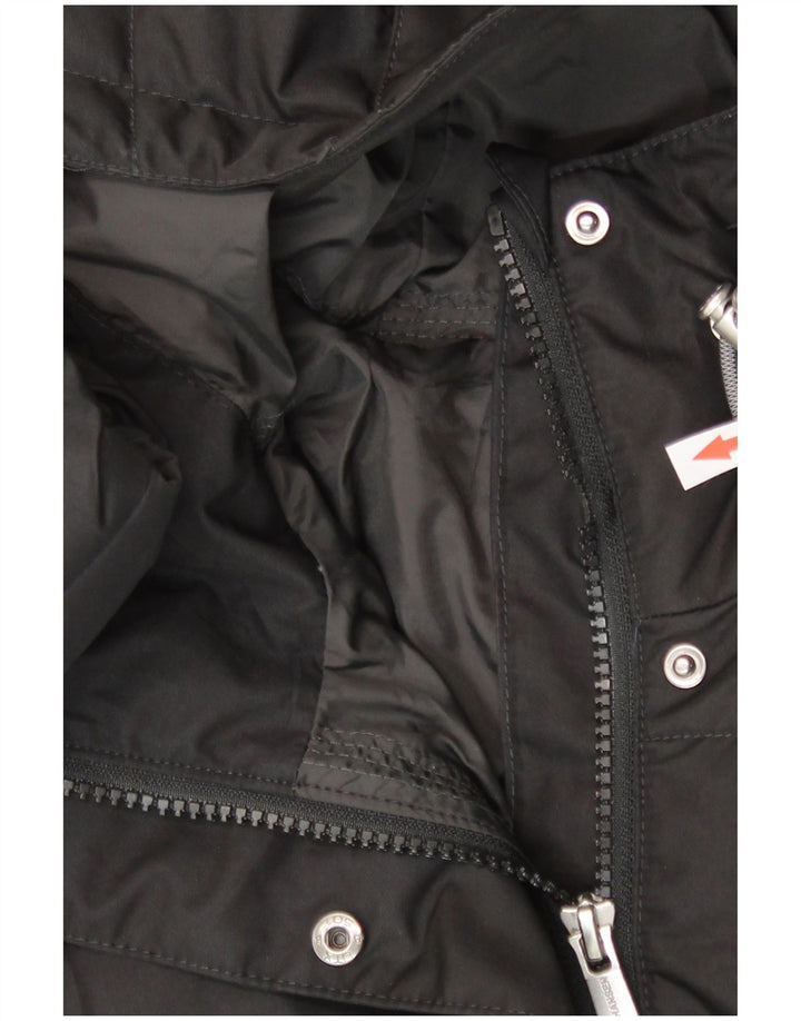 Женское стеганое пальто с капюшоном Helly Hansen UK 10, маленький черный полиэстер