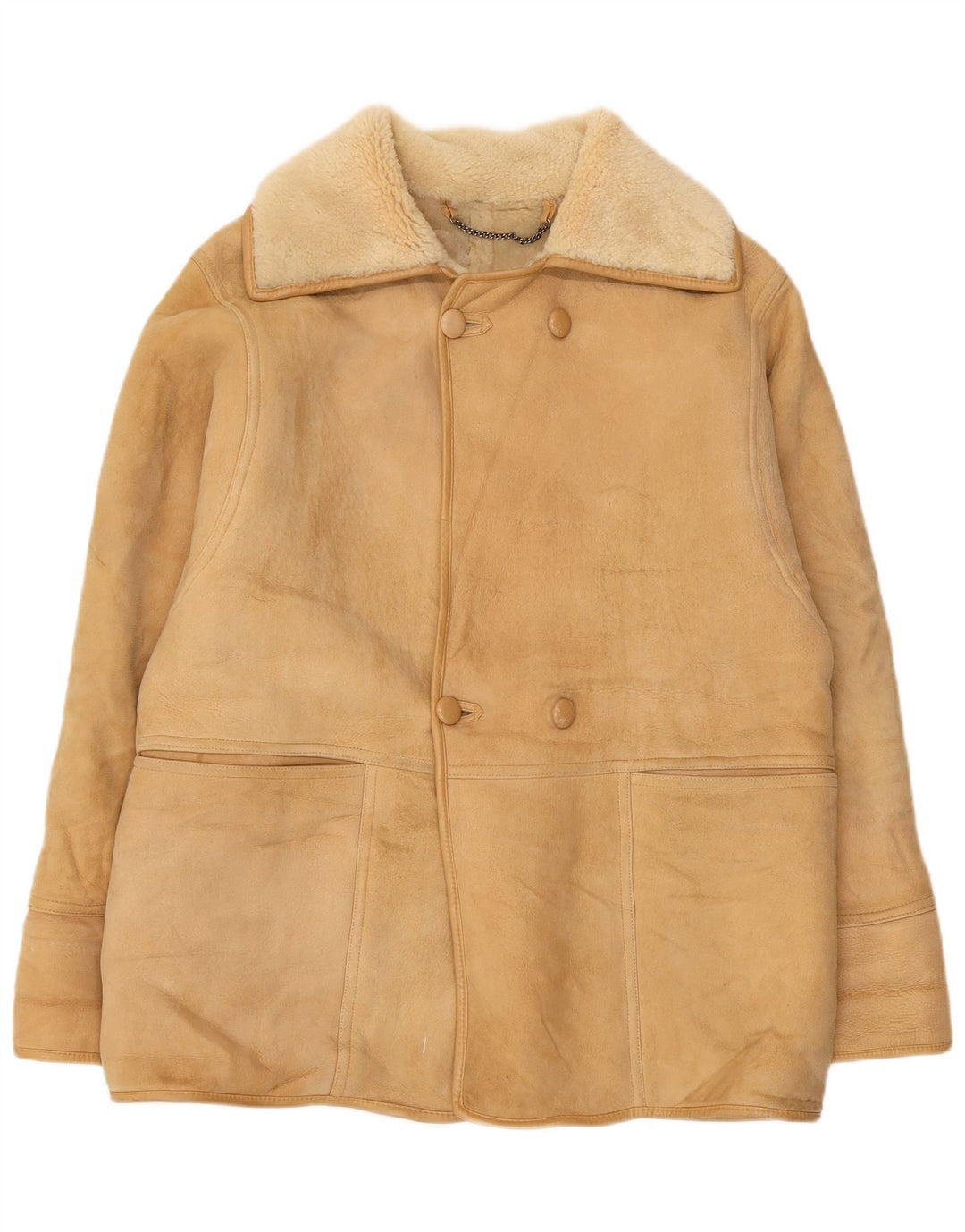 Gianluca Lorenzi Мужская двубортная куртка EU 46 XL Бежевый