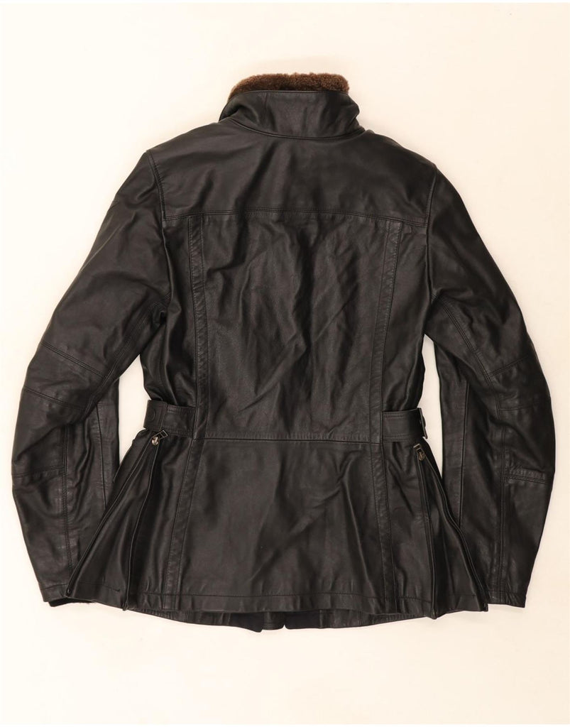 DAINESE Womens Leather Jacket IT 44 Medium Black Leather Vintage Dainese and Second-Hand Dainese from Messina Hembry 