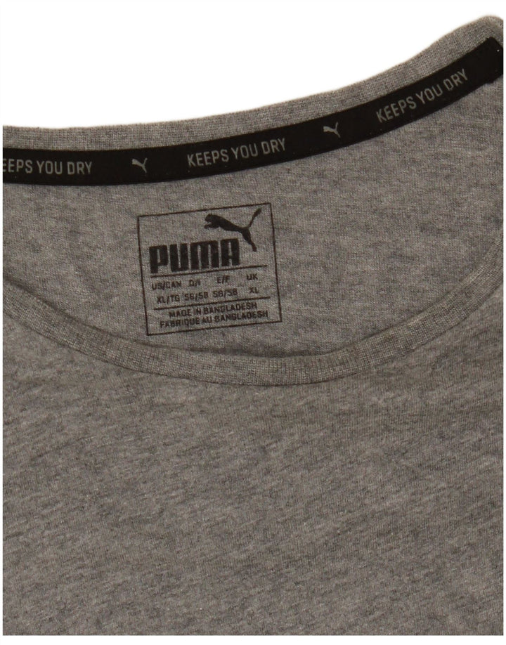 Мужская футболка с рисунком Puma Top XL Серая