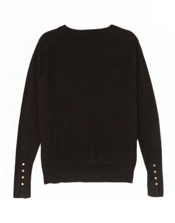 Женский кардиган Zara UK 12, вискоза среднего серого цвета