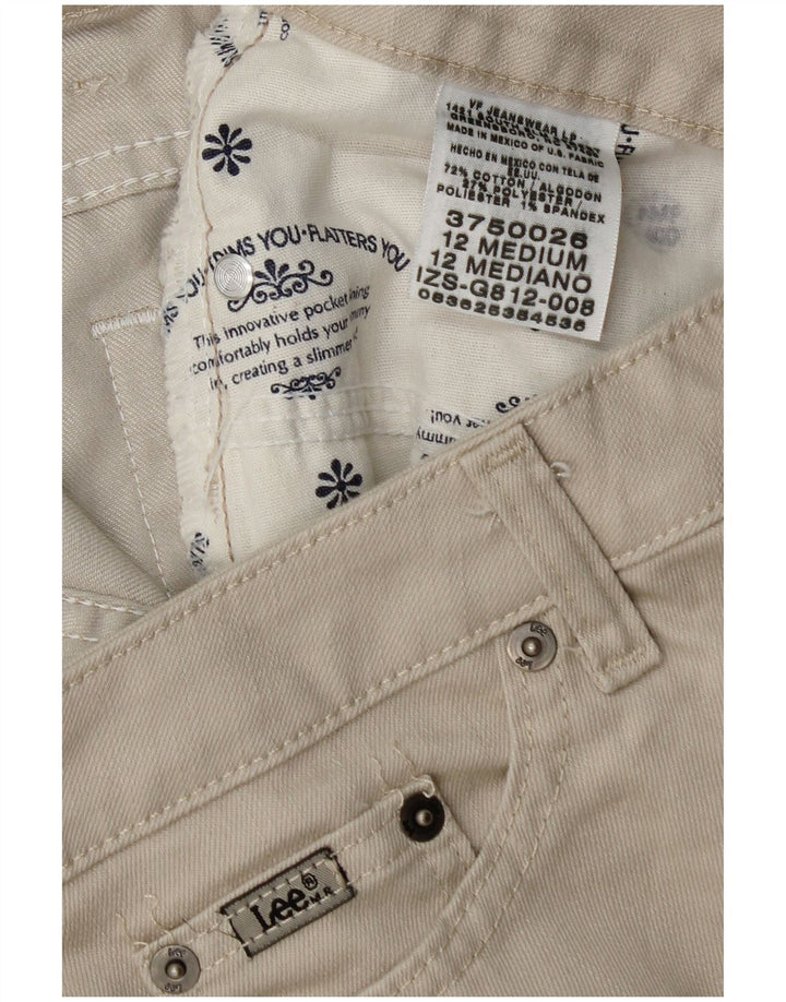 Женские повседневные шорты LEE US 12, большие W32, бежевые, хлопок