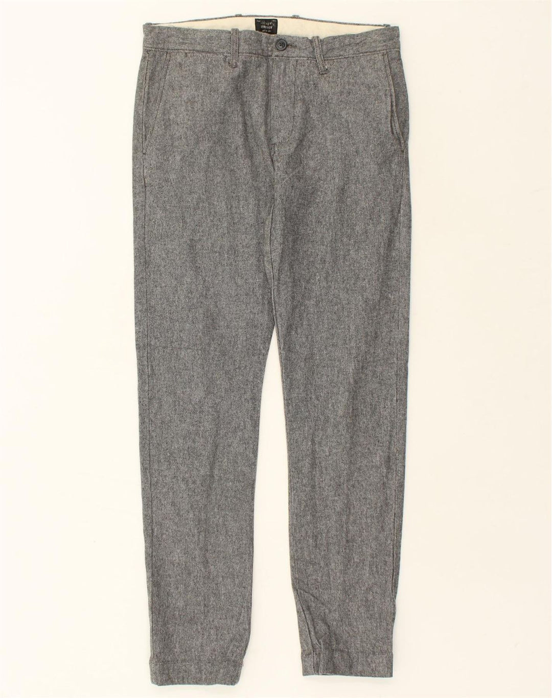 J. CREW Womens Stretch Slim Chino Trousers W29 L30  Grey Cotton | Vintage J. Crew | Thrift | Second-Hand J. Crew | Used Clothing | Messina Hembry 