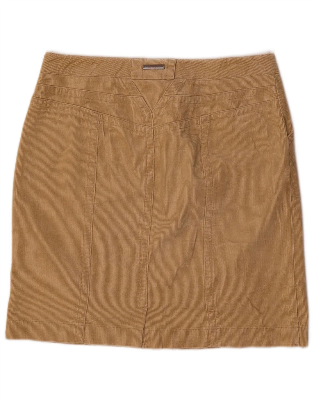 Женская вельветовая юбка Tommy Hilfiger US 8 Medium W32 Бежевый хлопок