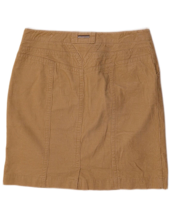 Женская вельветовая юбка Tommy Hilfiger US 8 Medium W32 Бежевый хлопок