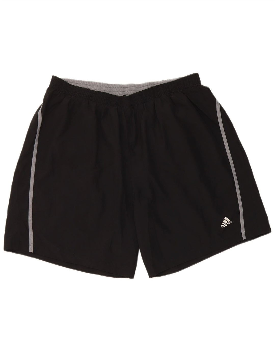 Мужские спортивные шорты Adidas, большие черные из полиэстера