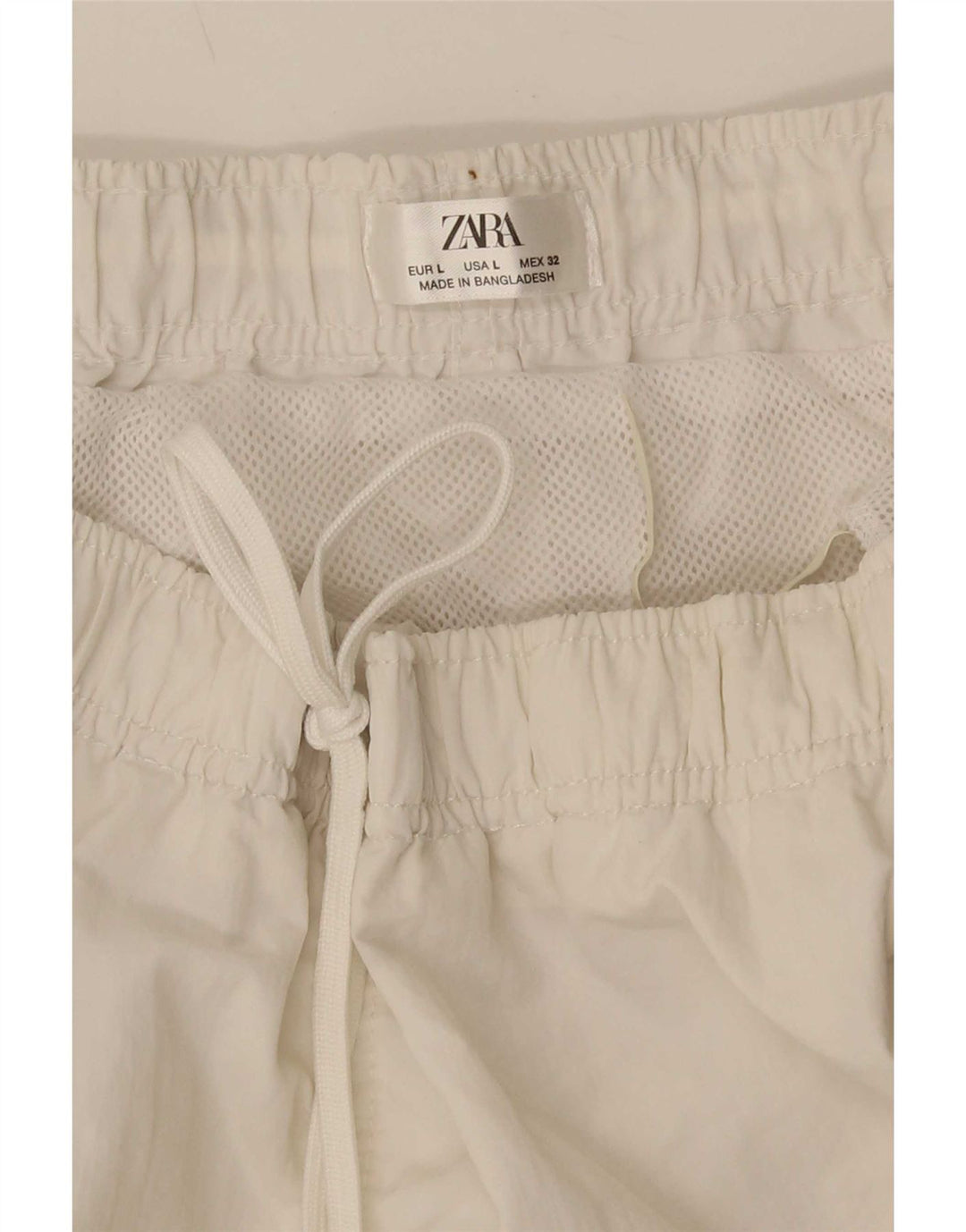 Мужские шорты для плавания Zara, большие белые, полиэстер