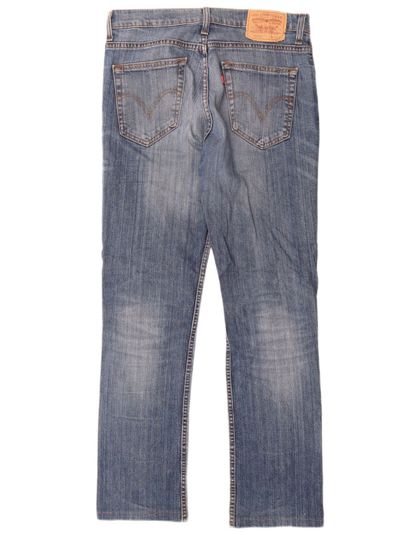 Мужские узкие джинсы Levi's W32 L30 синие, хлопок