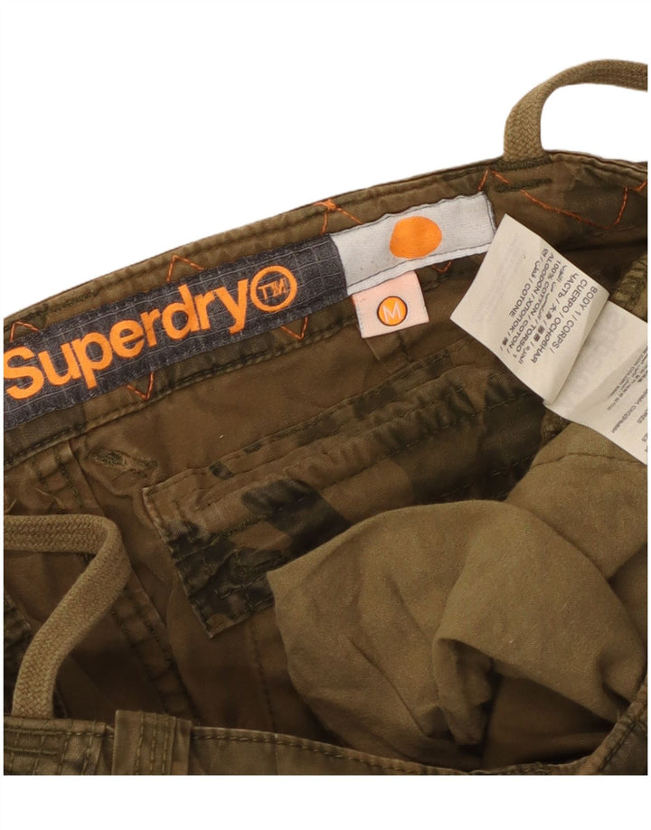 Мужские прямые брюки-карго Superdry Medium W34 L33 Хаки Камуфляж