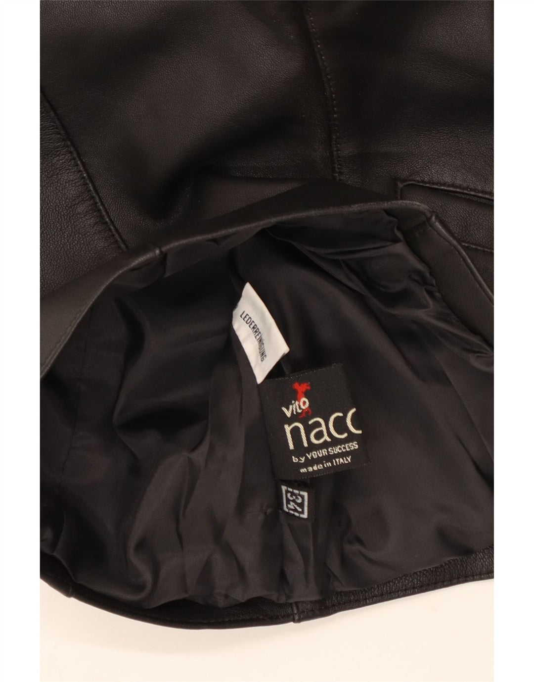 ВИНТАЖНЫЙ женский кожаный жилет EU 34 XS, черный кожаный