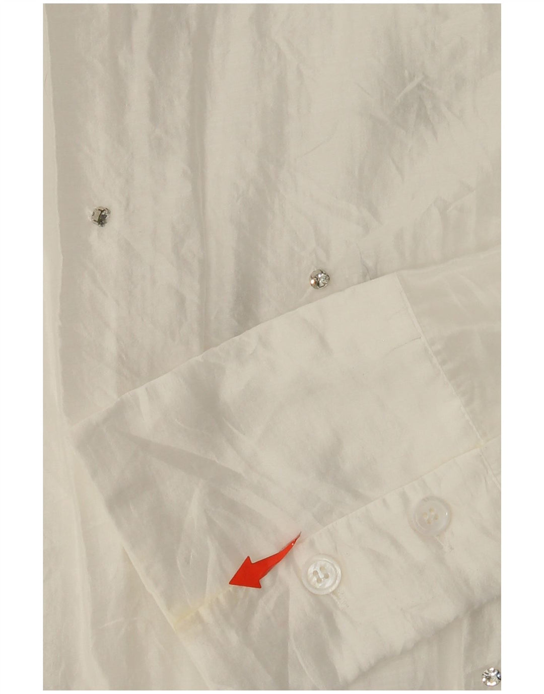 Женская блузка-рубашка оверсайз ZARA UK 6 XS Белая