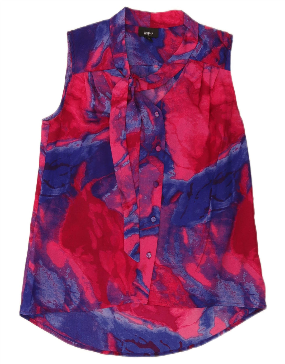 MOSSIMO Женская удлиненная блузка-рубашка оверсайз UK 6 XS Разноцветная