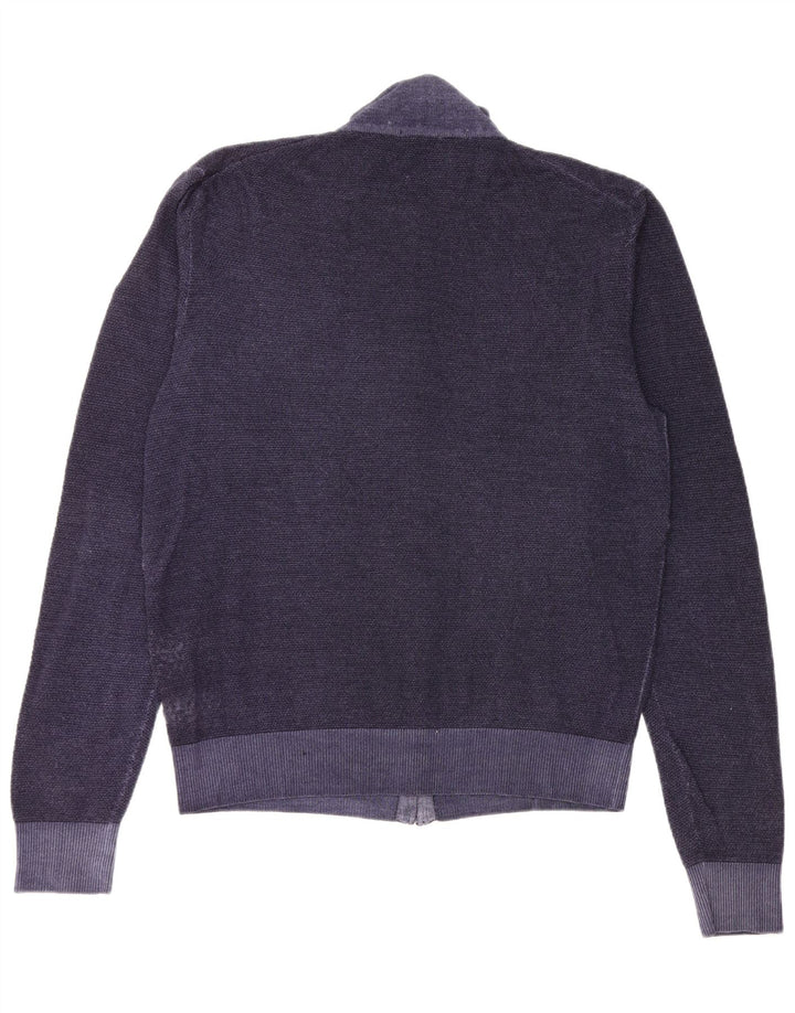 Женский кардиган Sun68 UK 20 2XL Темно-синий из шерсти