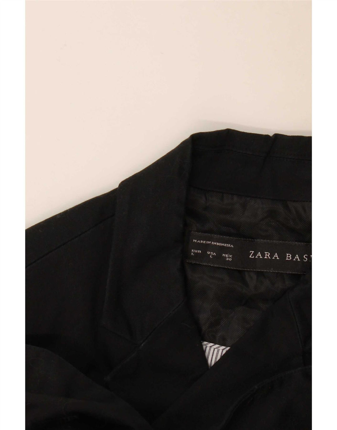 Женский пиджак на 1 пуговице Zara UK 14, большой черный
