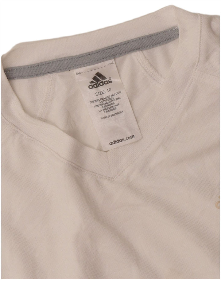Женский жилет Adidas Top UK 10, маленький белый полиэстер
