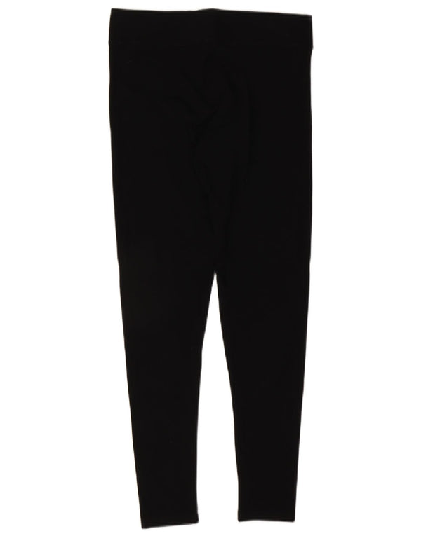 Женские леггинсы Marks & Spencer UK 12, средний черный хлопок