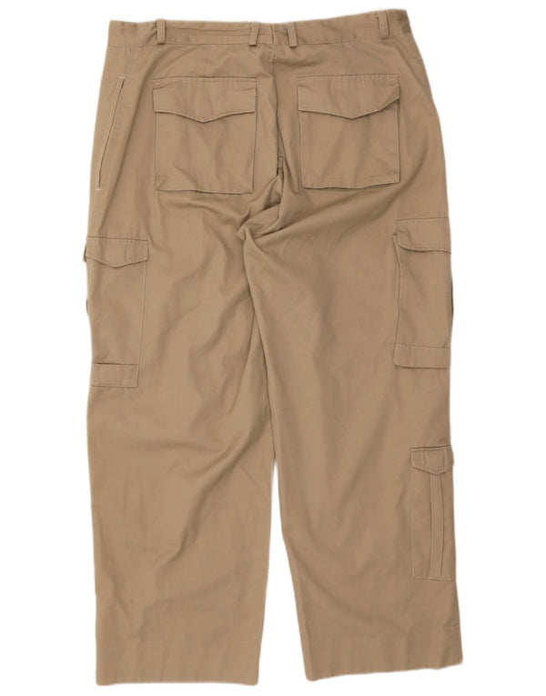 ВИНТАЖНЫЕ мужские прямые брюки карго W36 L28 хаки