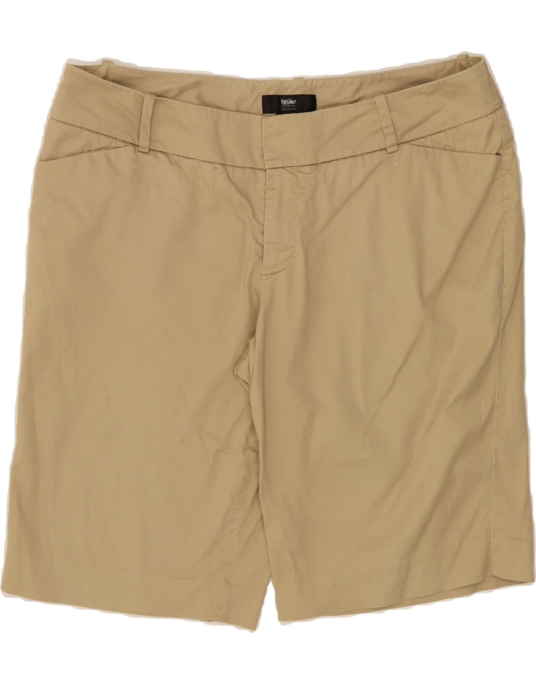 MOSSIMO Womens Casual Shorts US 12 Large W34  Beige Cotton Vintage Mossimo and Second-Hand Mossimo from Messina Hembry 