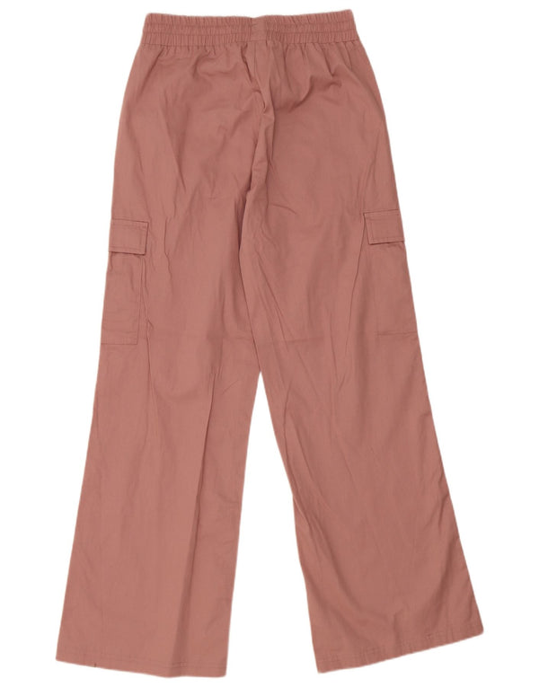 Женские широкие брюки карго Puma Medium W30 L30, розовые, хлопок