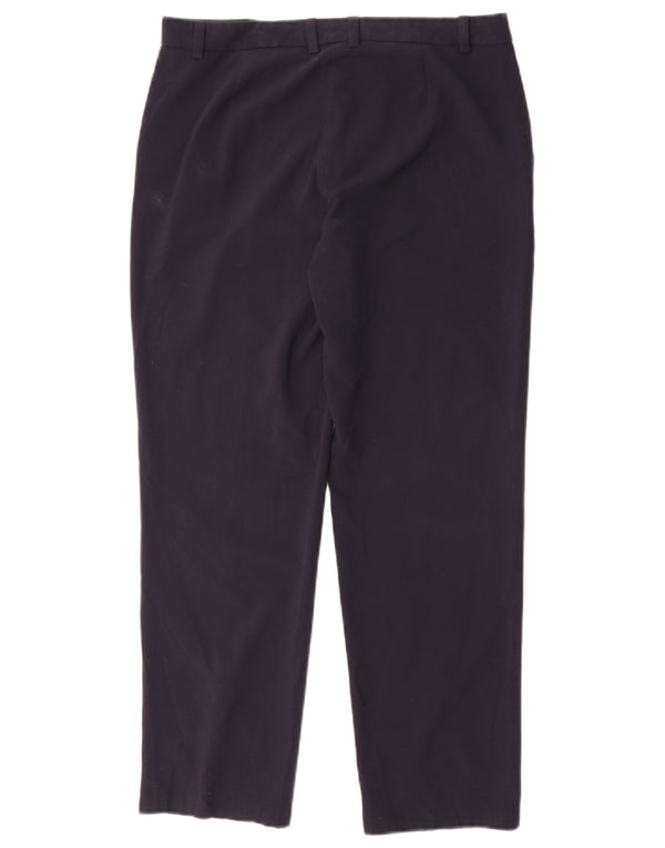 Женские костюмные брюки Marks & Spencer UK 12 Medium W30 L28 Темно-синие