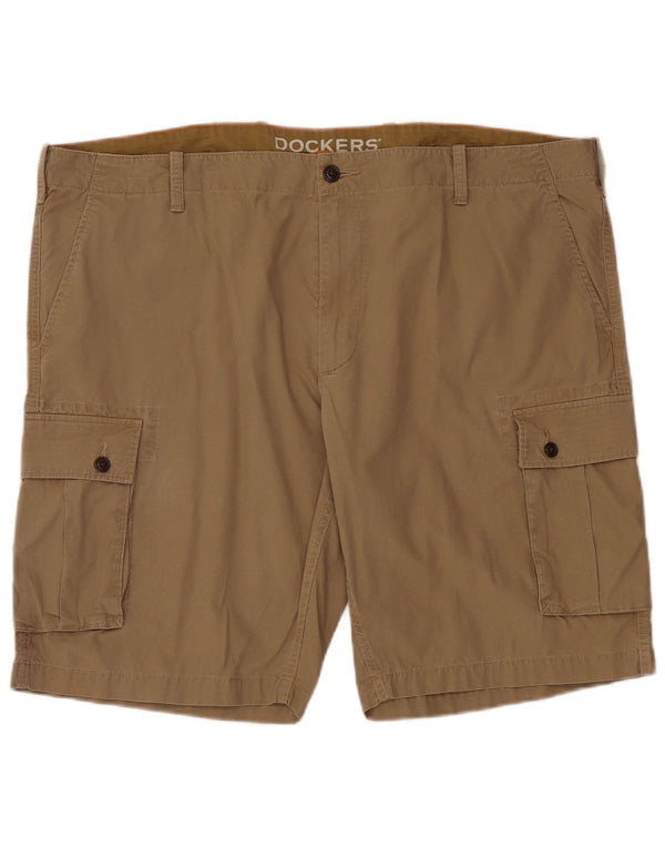 DOCKERS Мужские шорты-карго W42 2XL Бежевые, хлопок