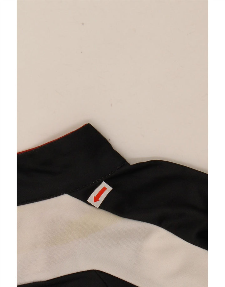 Мужской пуловер с воротником на молнии CRANE IT 52, большой черный с геометрическим узором