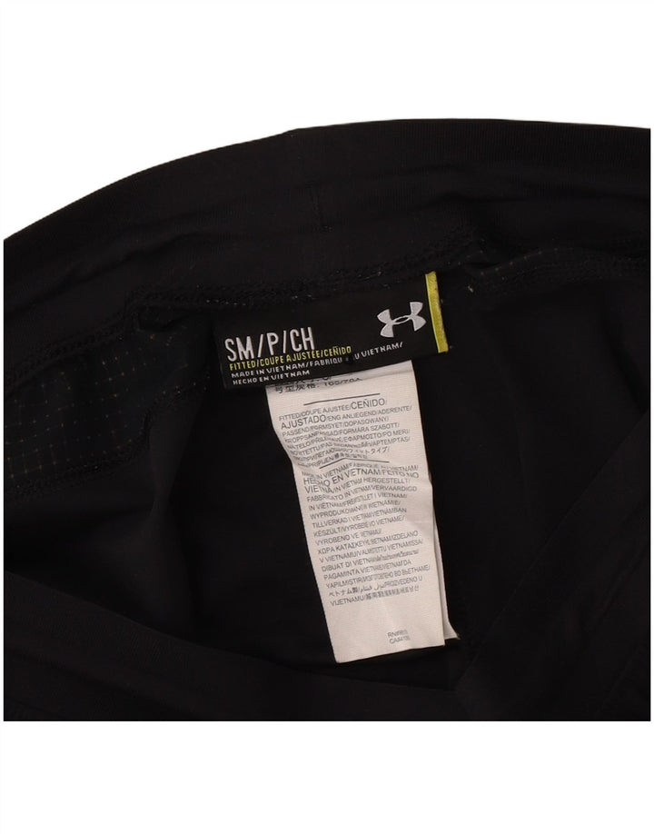Мужские облегающие леггинсы Under Armour, маленький черный полиэстер
