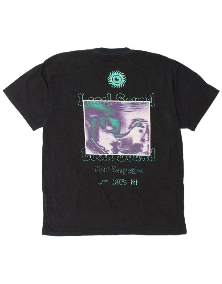 CARHARTT Мужская футболка с рисунком, большой черный хлопок