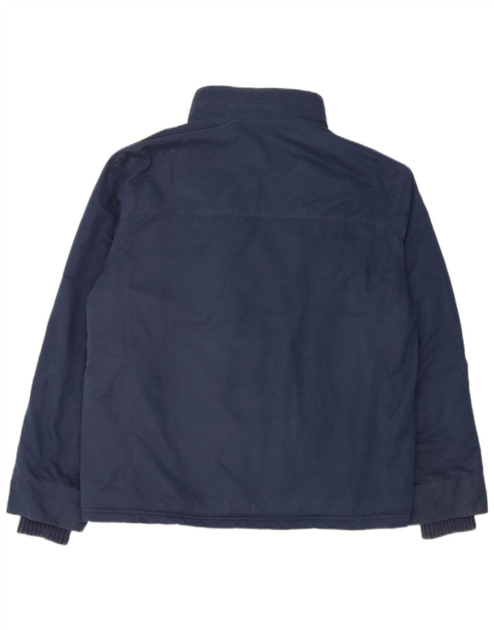 Мужская стеганая куртка Crew Clothing UK 40, большой темно-синий хлопок