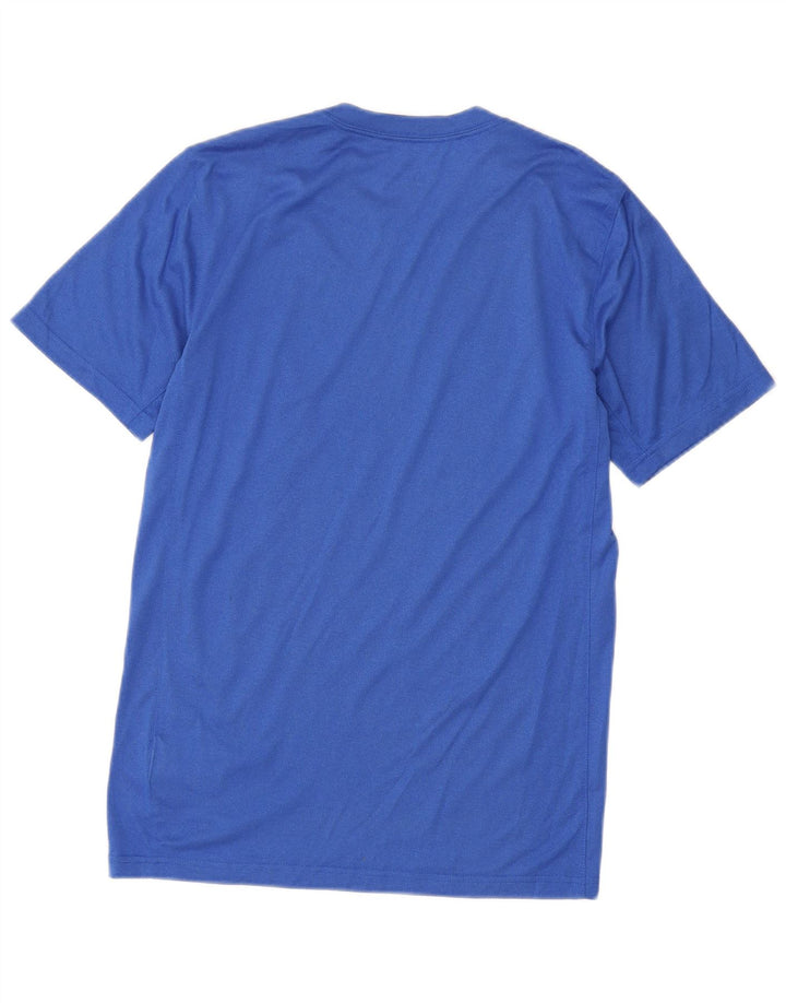 Мужская футболка Nike Dri Fit, маленький синий полиэстер