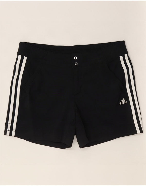 Женские спортивные шорты Adidas Climalite UK 10, маленькие серые нейлоновые