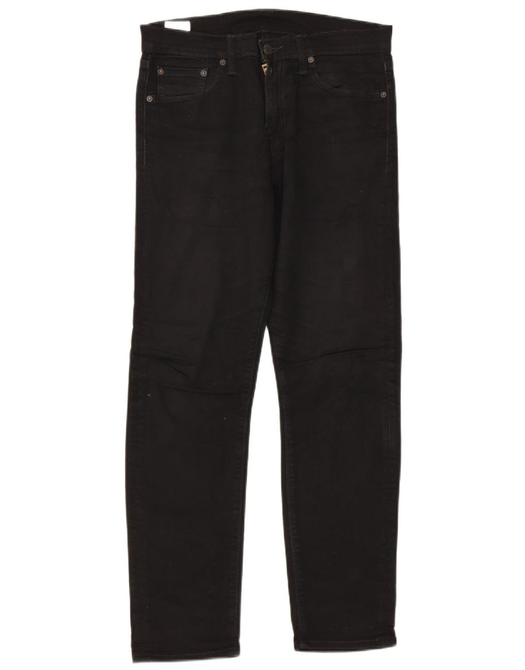 Мужские джинсы Levi's 508 Regular зауженные W30 L30, черный хлопок