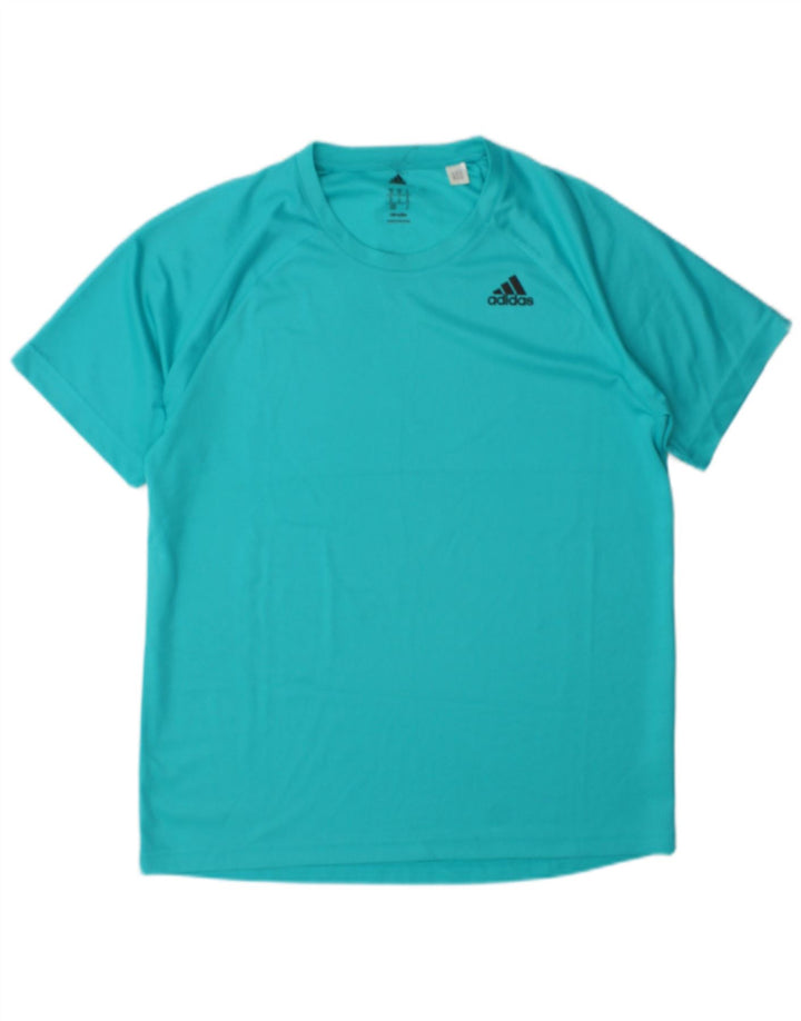 Мужская футболка Adidas Climalite Top Medium Бирюзовый