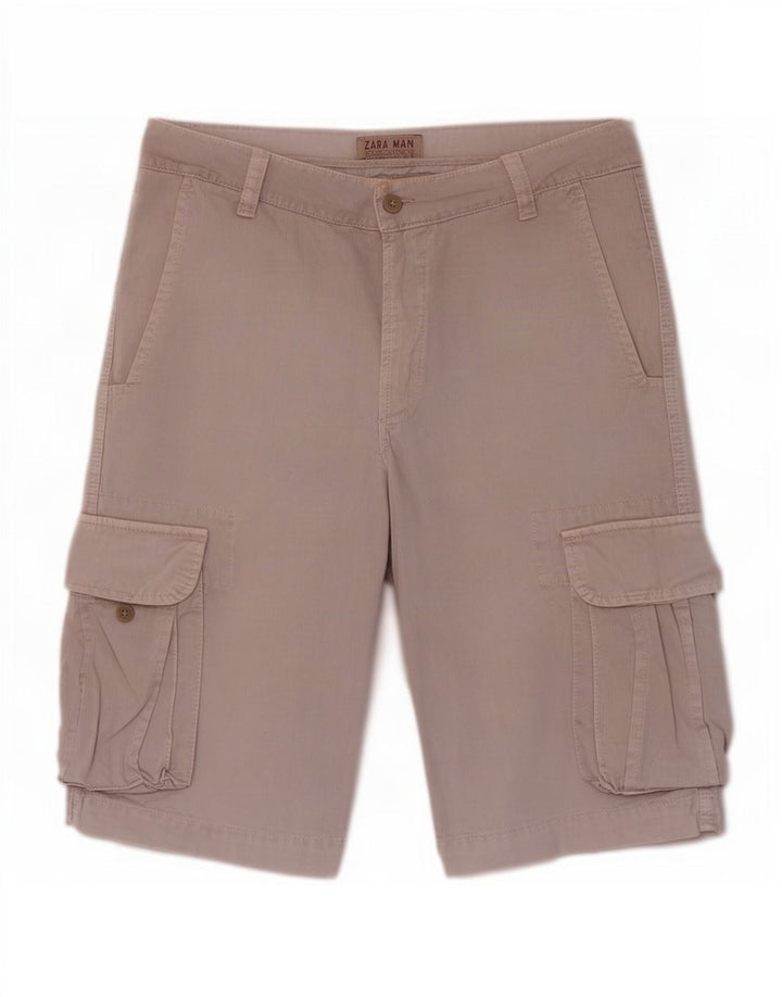 Мужские шорты карго Zara EU 40 Medium W31 Фиолетовые