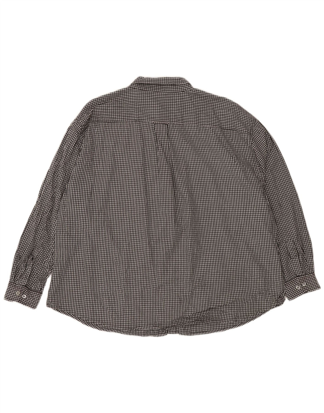 Мужская рубашка RUSSELL ATHLETIC Arkansas Razorbacks 3XL, черная, хлопок в мелкую клетку