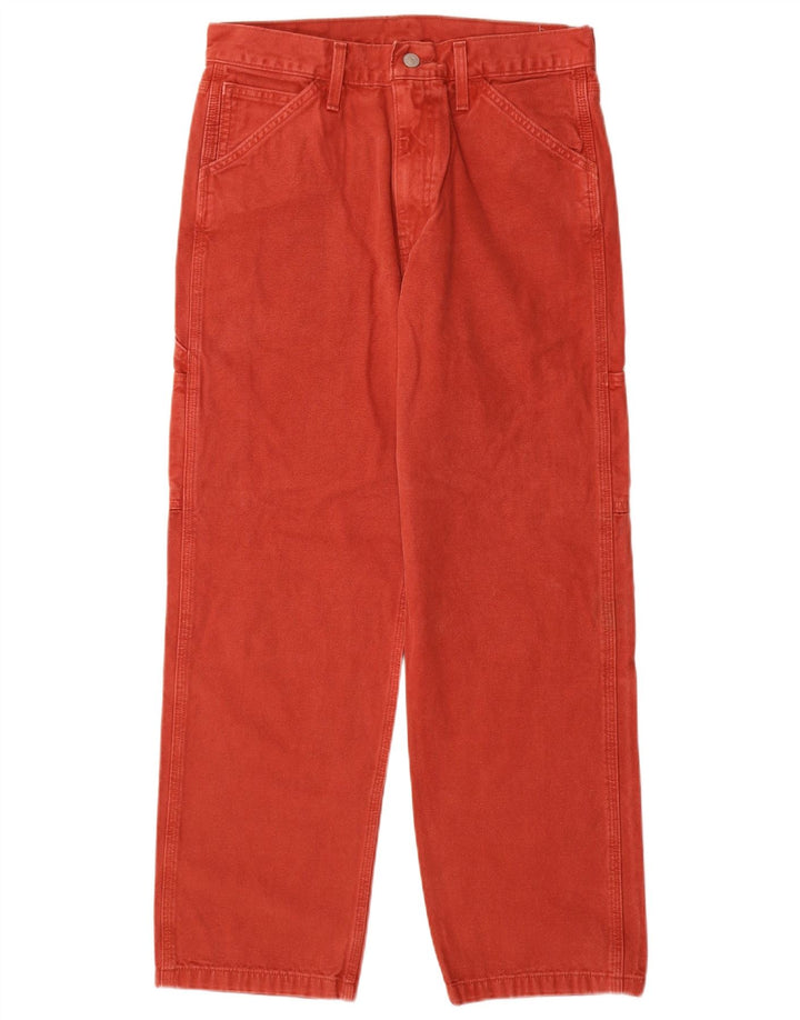 Мужские прямые джинсы-карго Levi's W30 L30 красные, хлопковые