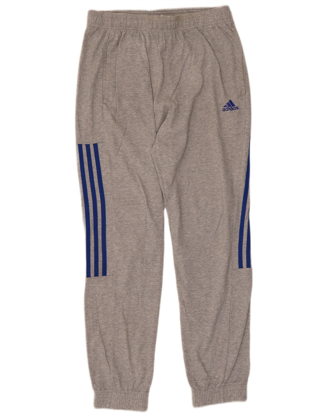 Мужские спортивные брюки Adidas, джоггеры, средний серый хлопок, хлопок
