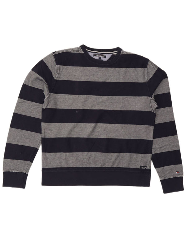 TOMMY HILFIGER Женский джемпер с круглым вырезом UK 18 XL Темно-синий