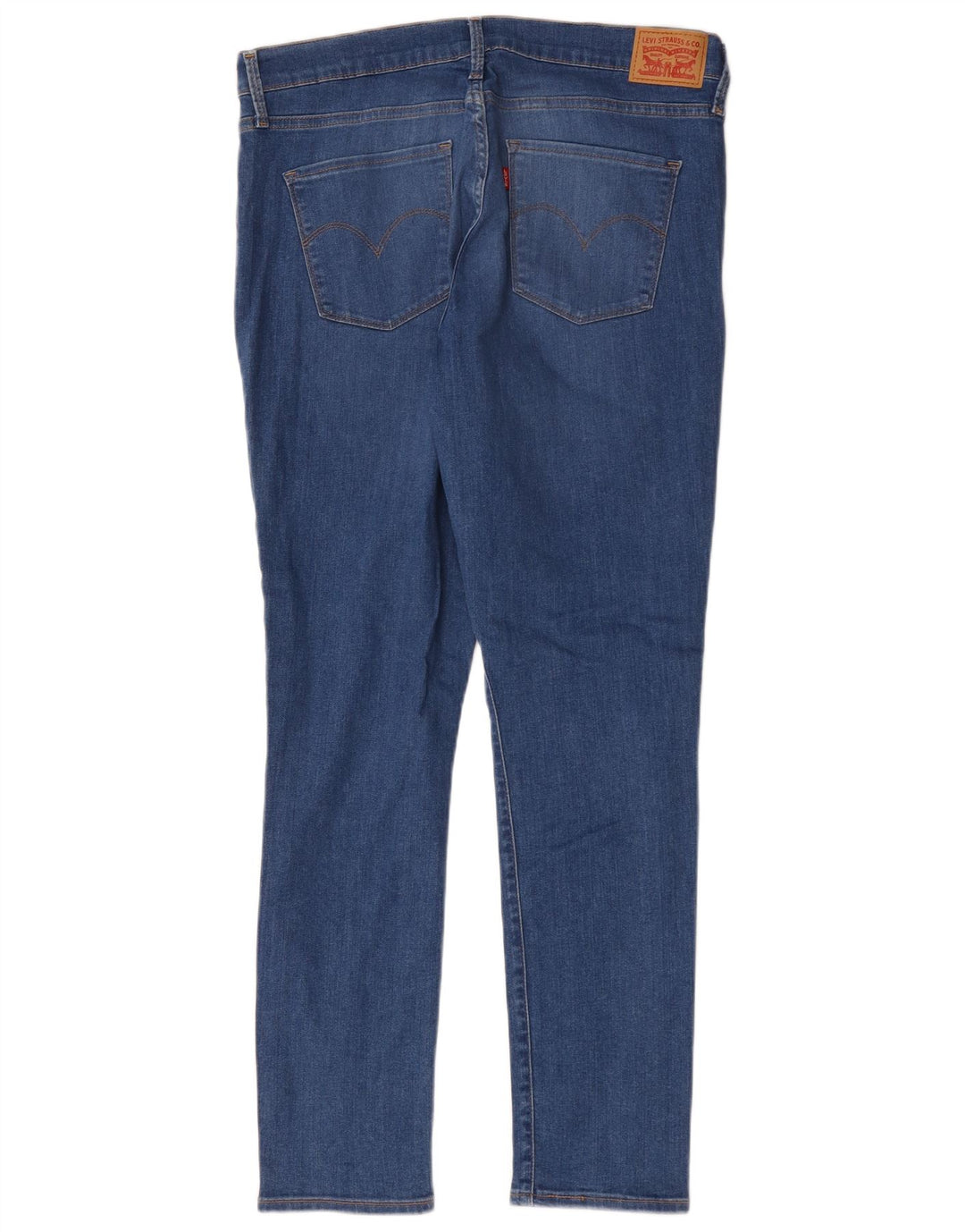 Женские узкие джинсы Levi's W32 L30 синие, хлопок