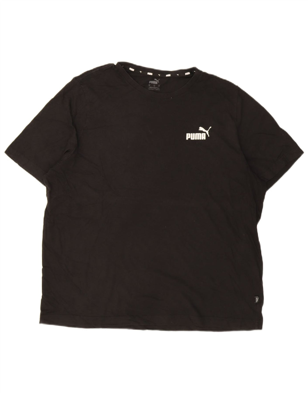 Мужская футболка Puma XL, черный хлопок
